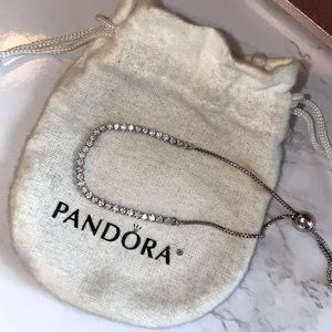 Pandora Sparkling Slider Tennis Bracelet
